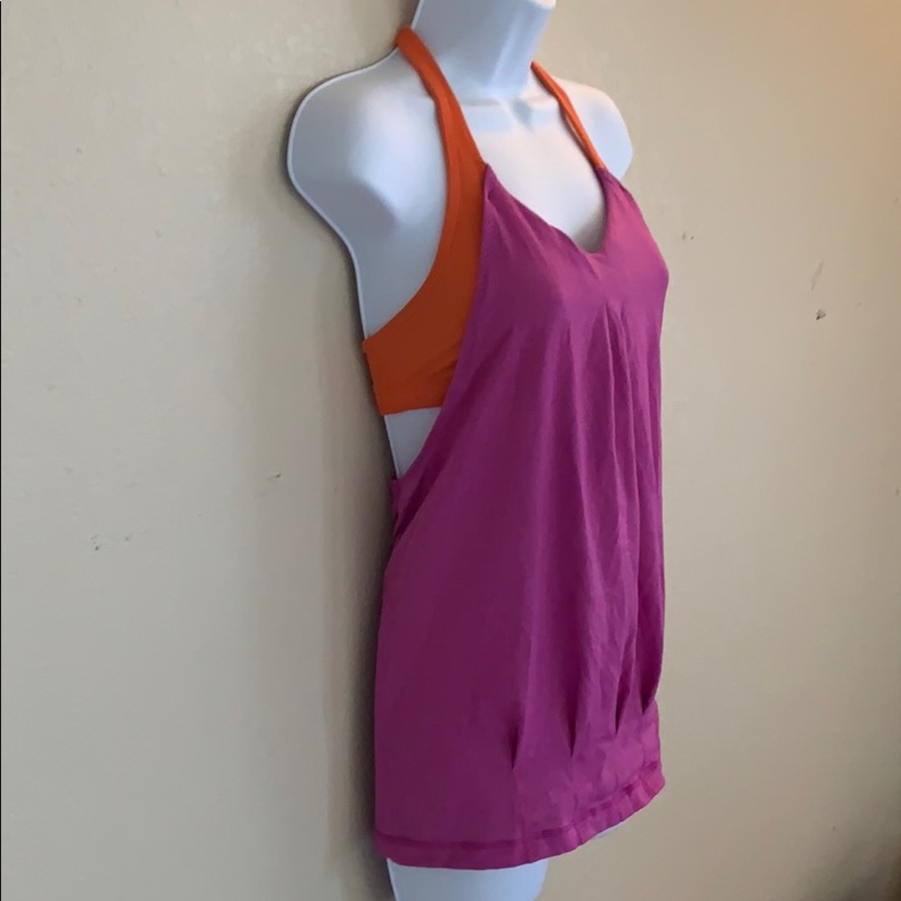 Lululemon racer back tank built in bra
